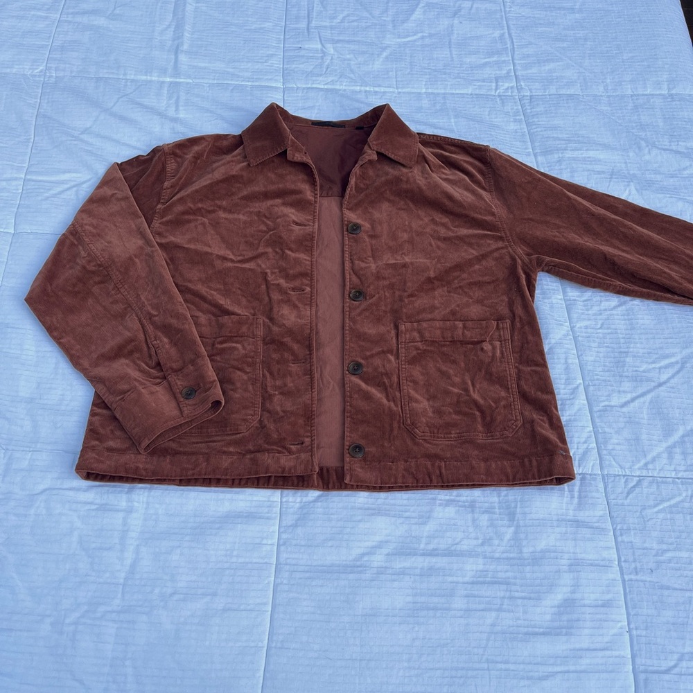 Uniqlo Brown Corduroy Button Down Jacket
